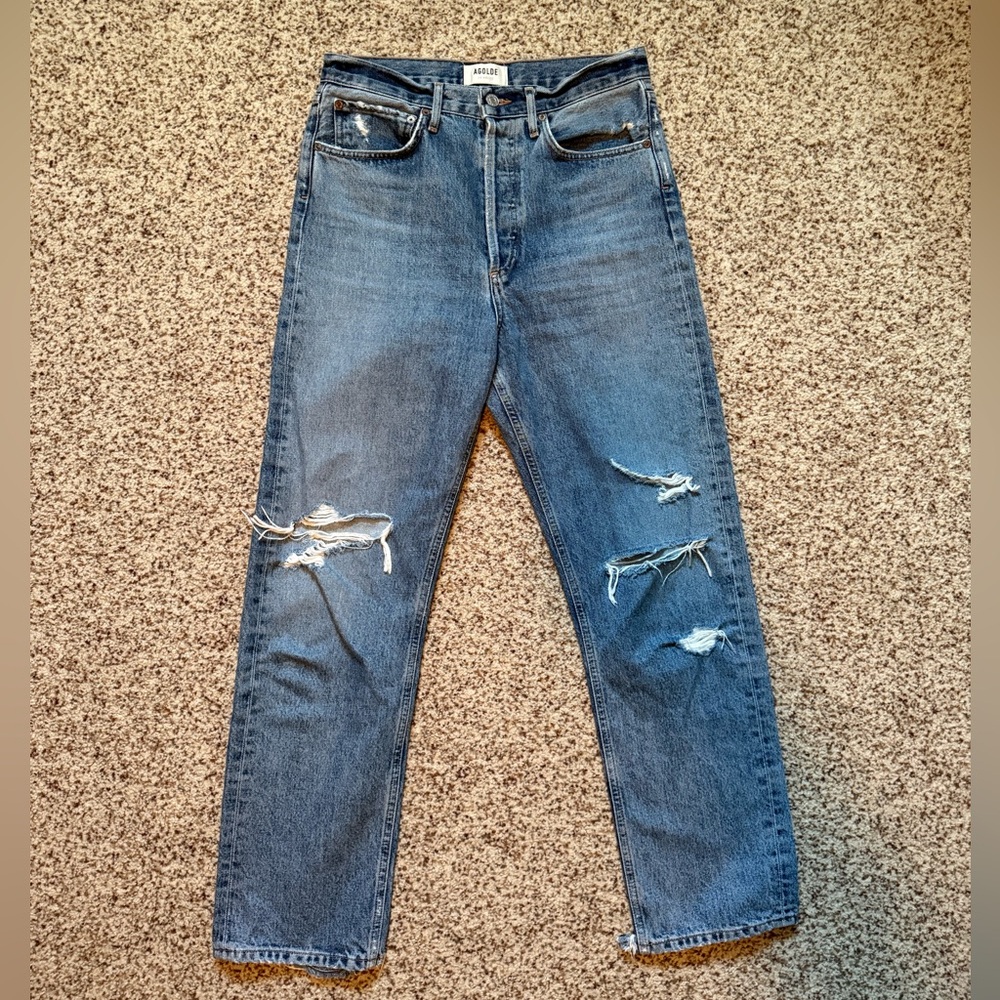 Agolde 90'S Mid Rise Straight Women’s Size 26